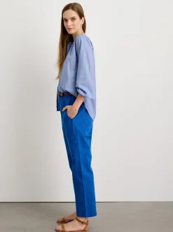Sale Alex Mill Katherine Shirt In Cotton Voile Blue