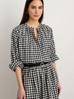 Discount Alex Mill Katherine Shirt In Crinkle Gingham