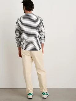 New Alex Mill Long Sleeve Striped Tee Natural/Navy