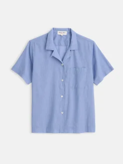 Best Alex Mill Maddie Camp Shirt In Cotton Voile Blue