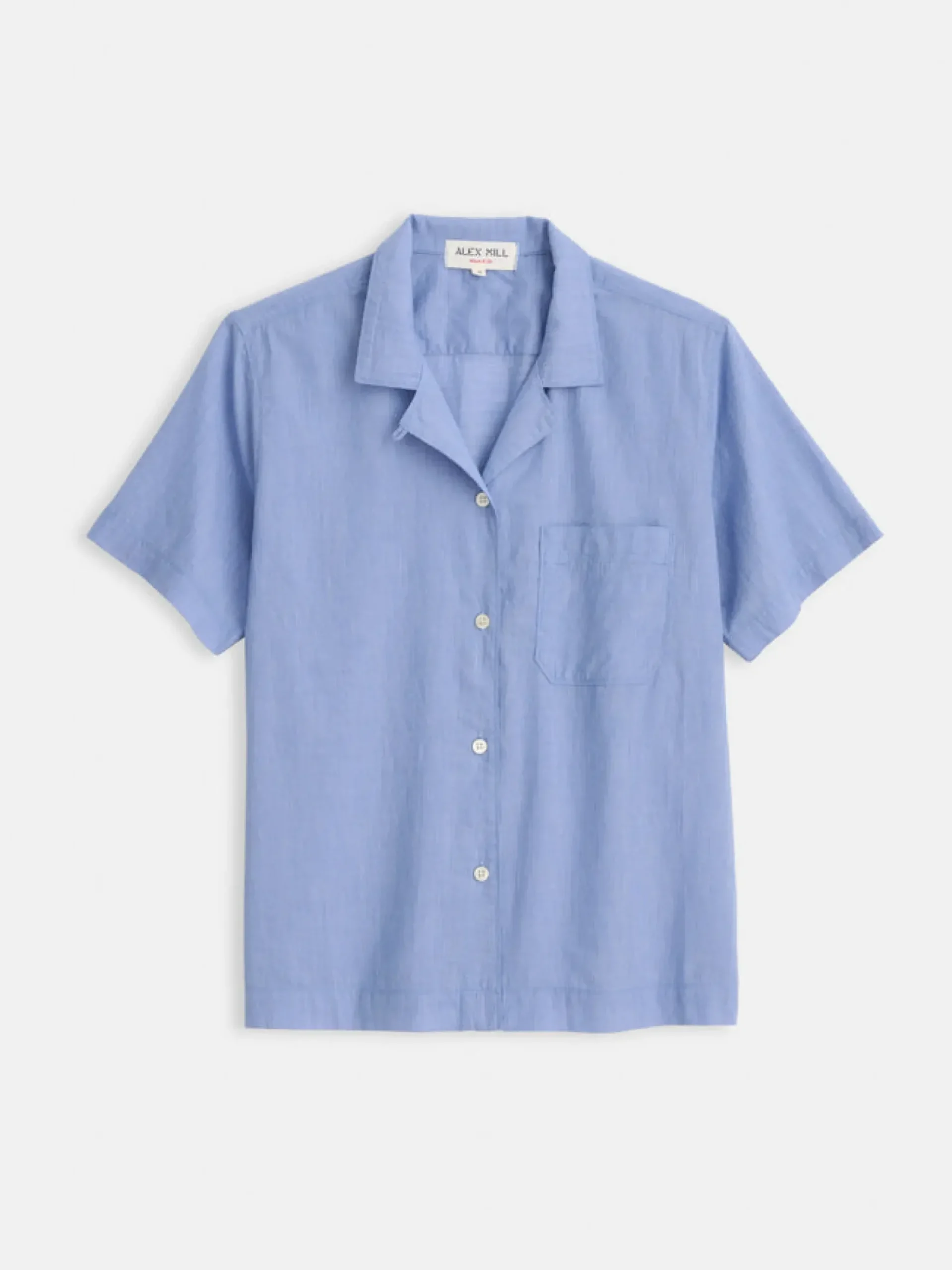 Best Alex Mill Maddie Camp Shirt In Cotton Voile Blue