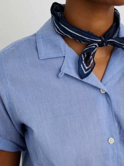 Best Alex Mill Maddie Camp Shirt In Cotton Voile Blue