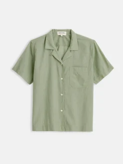 Best Alex Mill Maddie Camp Shirt In Cotton Voile Leaf