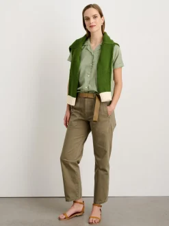 Best Alex Mill Maddie Camp Shirt In Cotton Voile Leaf