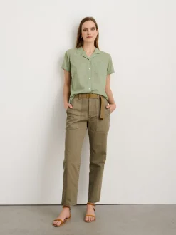 Best Alex Mill Maddie Camp Shirt In Cotton Voile Leaf