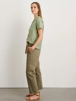 Best Alex Mill Maddie Camp Shirt In Cotton Voile Leaf