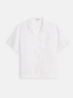 Online Alex Mill Maddie Camp Shirt In Linen White