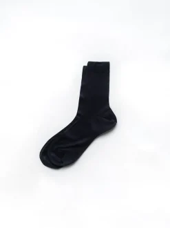 New Alex Mill Maria La Rosa One Ribbed Socks Black