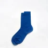 Outlet Alex Mill Maria La Rosa One Ribbed Socks Cobalt