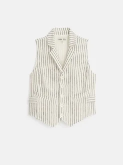 Outlet Alex Mill Mathilde Vest In Double Stripe