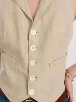 Best Alex Mill Mathilde Vest In Flax