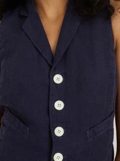 Sale Alex Mill Mathilde Vest In Linen