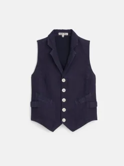 Discount Alex Mill Mathilde Vest In Linen