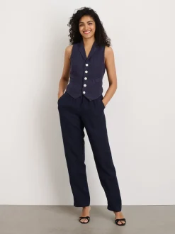 Discount Alex Mill Mathilde Vest In Linen