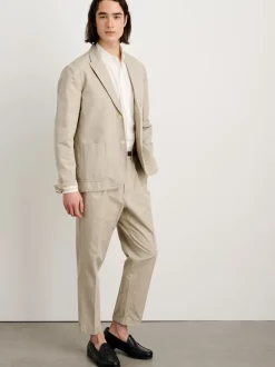 Hot Alex Mill Mercer Blazer In Cotton Linen Silver Cloud