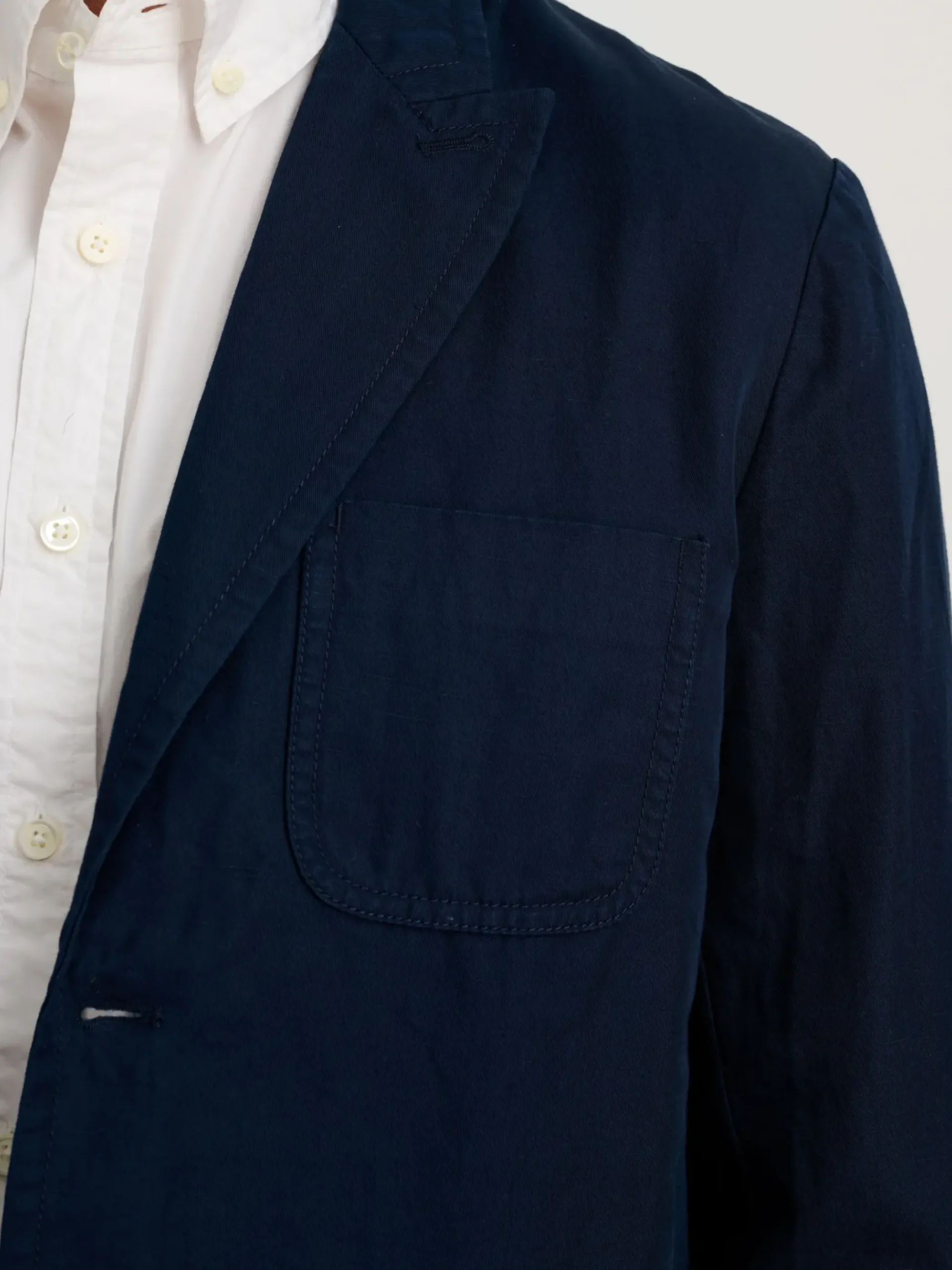 Fashion Alex Mill Mercer Blazer In Cotton Linen Dark Navy