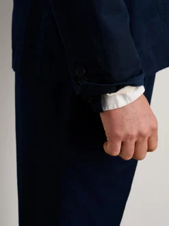 Fashion Alex Mill Mercer Blazer In Cotton Linen Dark Navy