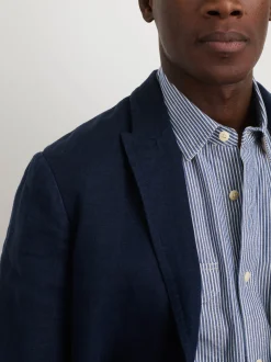 Online Alex Mill Mercer Blazer In Linen Navy