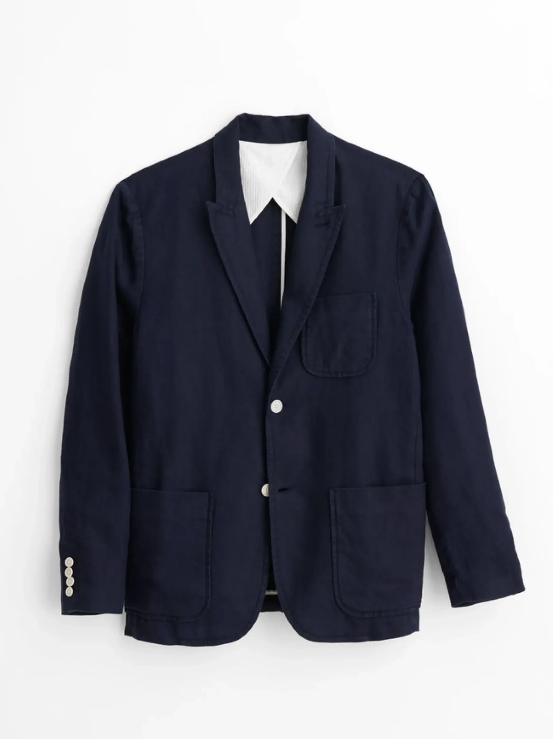 Sale Alex Mill Mercer Blazer In Linen Navy