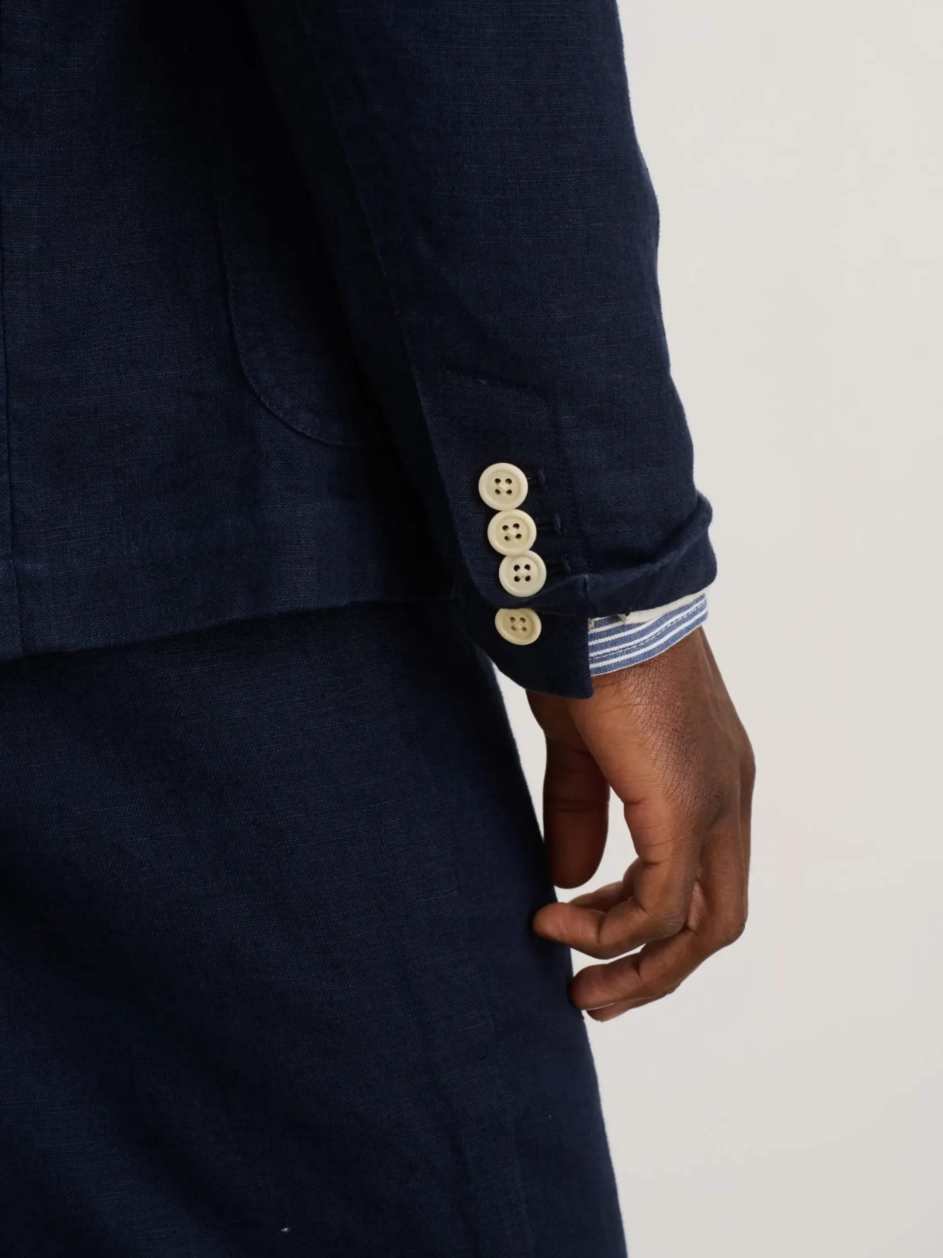 Sale Alex Mill Mercer Blazer In Linen Navy