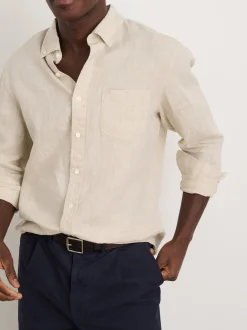 Outlet Alex Mill Mill Shirt In Flax Linen