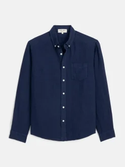 Fashion Alex Mill Mill Shirt In Linen Navy