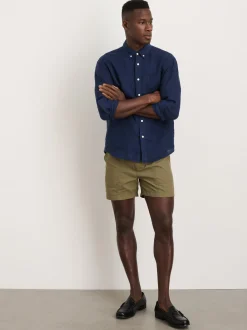 Fashion Alex Mill Mill Shirt In Linen Navy