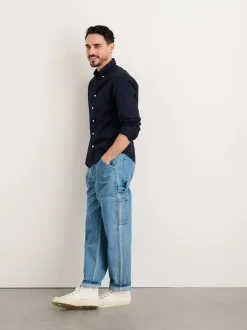 Fashion Alex Mill Mill Shirt In Paper Poplin Dark Navy