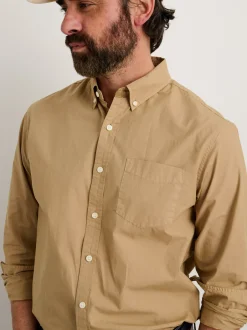 Best Alex Mill Mill Shirt In Paper Poplin Medium Khaki