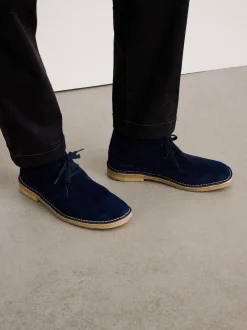 New Alex Mill Padmore & Barnes Chukka Boot Navy