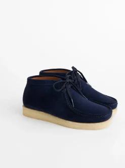 Clearance Alex Mill Padmore & Barnes Suede Boot Navy