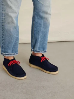 Clearance Alex Mill Padmore & Barnes Suede Boot Navy