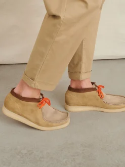 Outlet Alex Mill Padmore & Barnes Suede Boot Khaki Mix