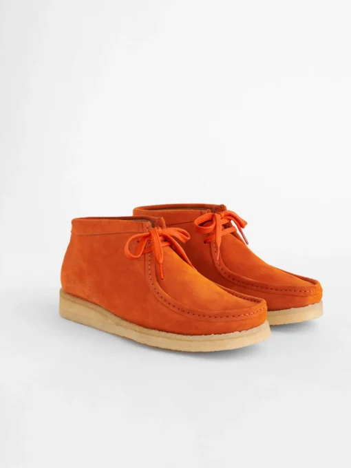 Discount Alex Mill Padmore & Barnes Suede Boot Orange