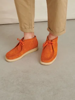 Discount Alex Mill Padmore & Barnes Suede Boot Orange
