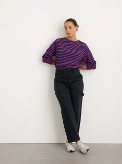 Discount Alex Mill Phoebe Pant In Recycled Denim Washed Black