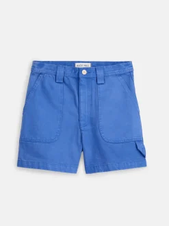 Outlet Alex Mill Phoebe Shorts In Garment Dyed Denim French Blue