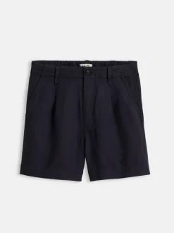 Outlet Alex Mill Pleated Shorts In Twill Washed Black