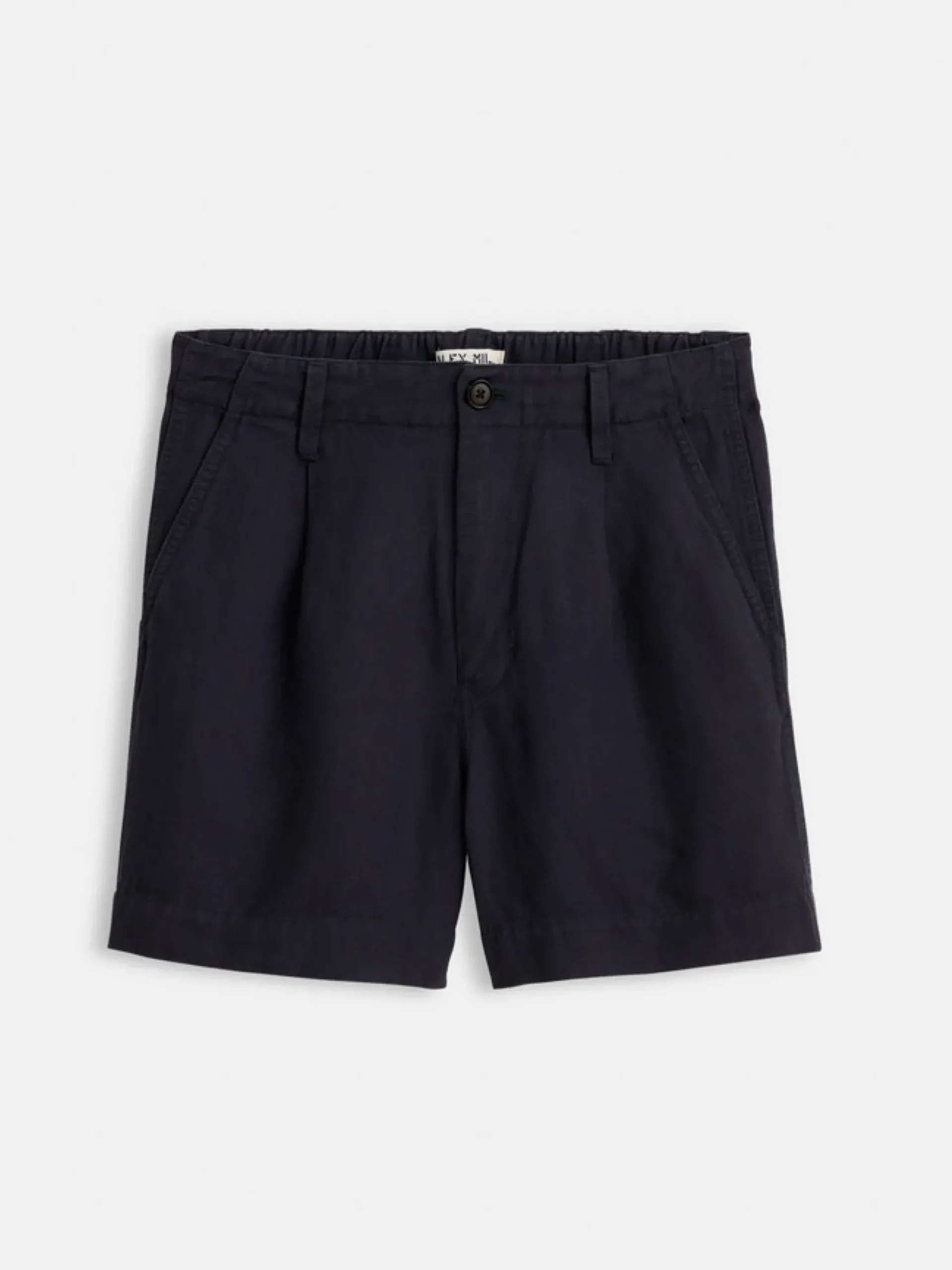 Outlet Alex Mill Pleated Shorts In Twill Washed Black