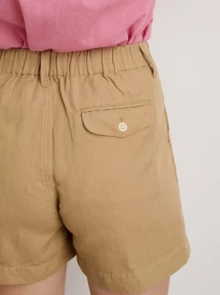 Fashion Alex Mill Pleated Shorts In Twill Vintage Khaki