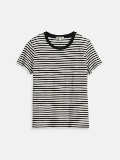 Outlet Alex Mill Prospect Tee In Stripe Black/White