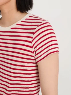 Best Alex Mill Prospect Tee In Stripe Red/White