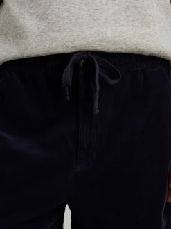 Discount Alex Mill Pull On Short In Fine Wale Corduroy Dark Navy