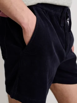 Discount Alex Mill Pull On Short In Fine Wale Corduroy Dark Navy
