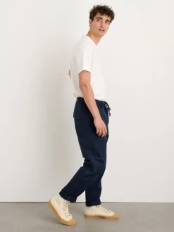 Best Alex Mill Pull-On Button Fly Pant Dark Navy