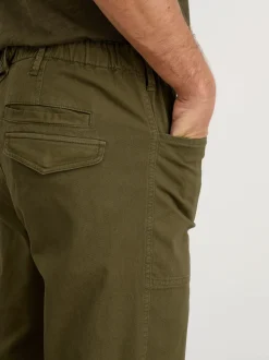 New Alex Mill Pull-On Button Fly Pant Olive
