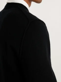 Fashion Alex Mill Reverse Seam Sweater In Superfine Merino Wool Black