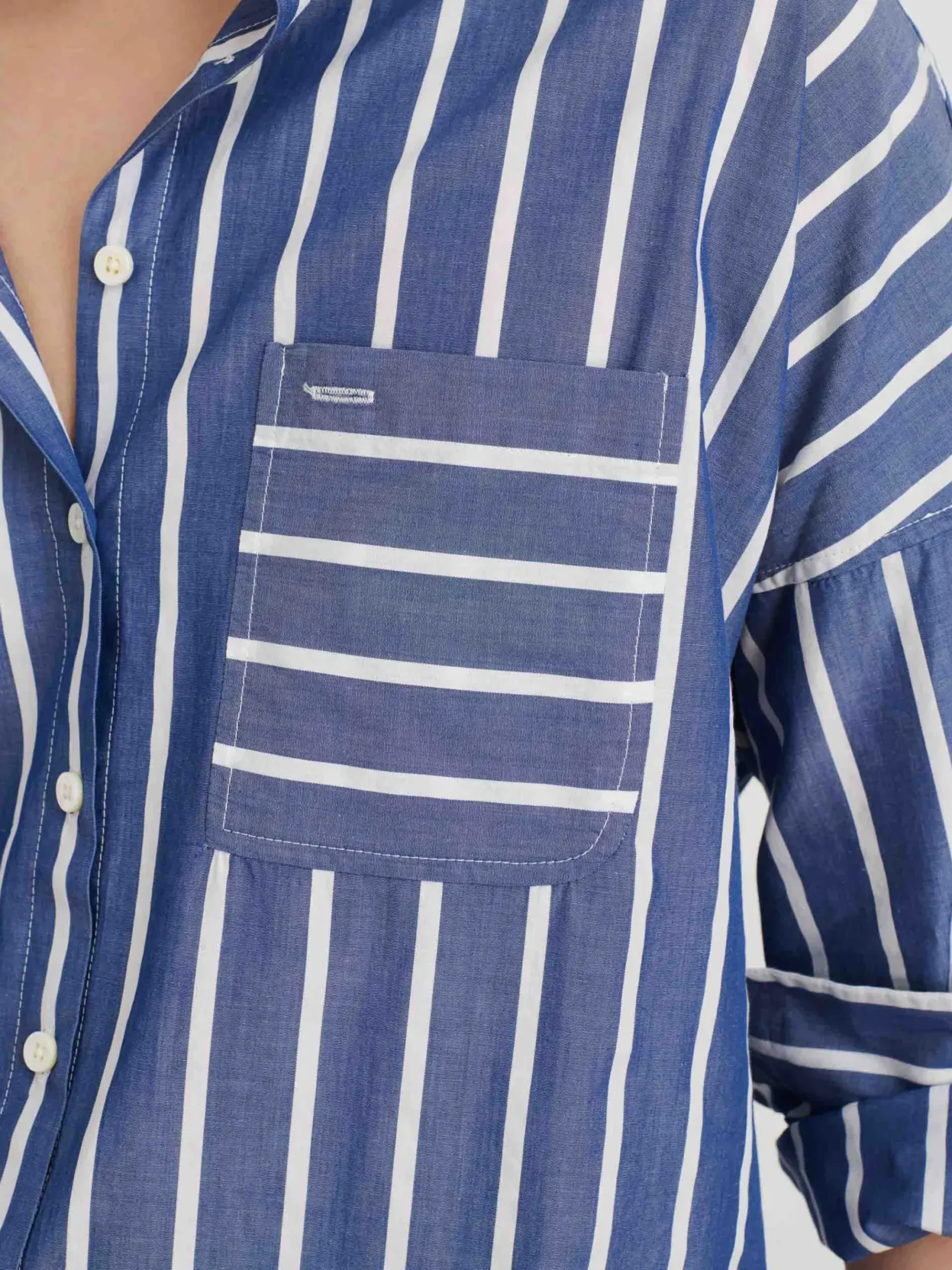 Clearance Alex Mill Rework Standard Shirt In Wide Stripe