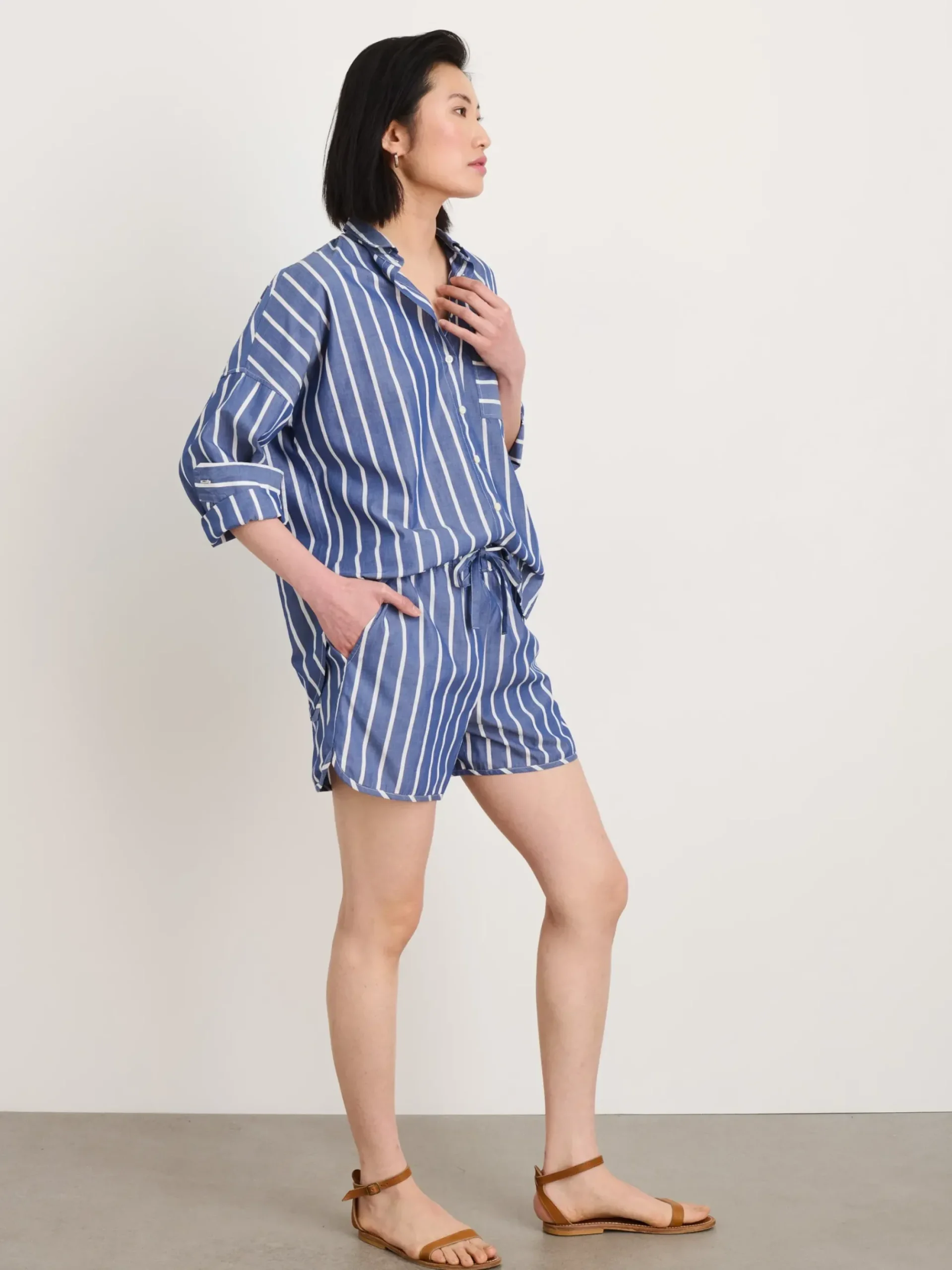 Clearance Alex Mill Rework Standard Shirt In Wide Stripe