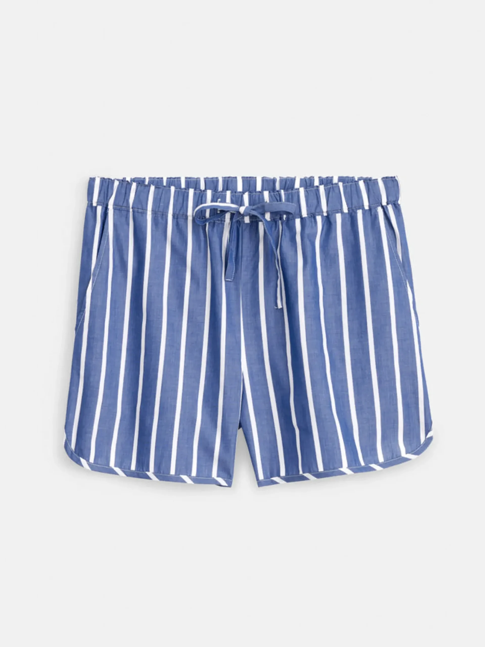 New Alex Mill Rework Sunny Pull On Short In Wide Stripe